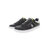 U.S. POLO ASSN. Black Polyester Low Top Sneakers