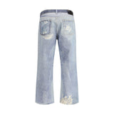 Our Legacy Light Blue Cotton Relaxed Fit Jeans