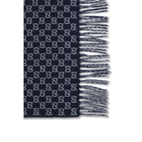 Gucci Blue Wool Scarf