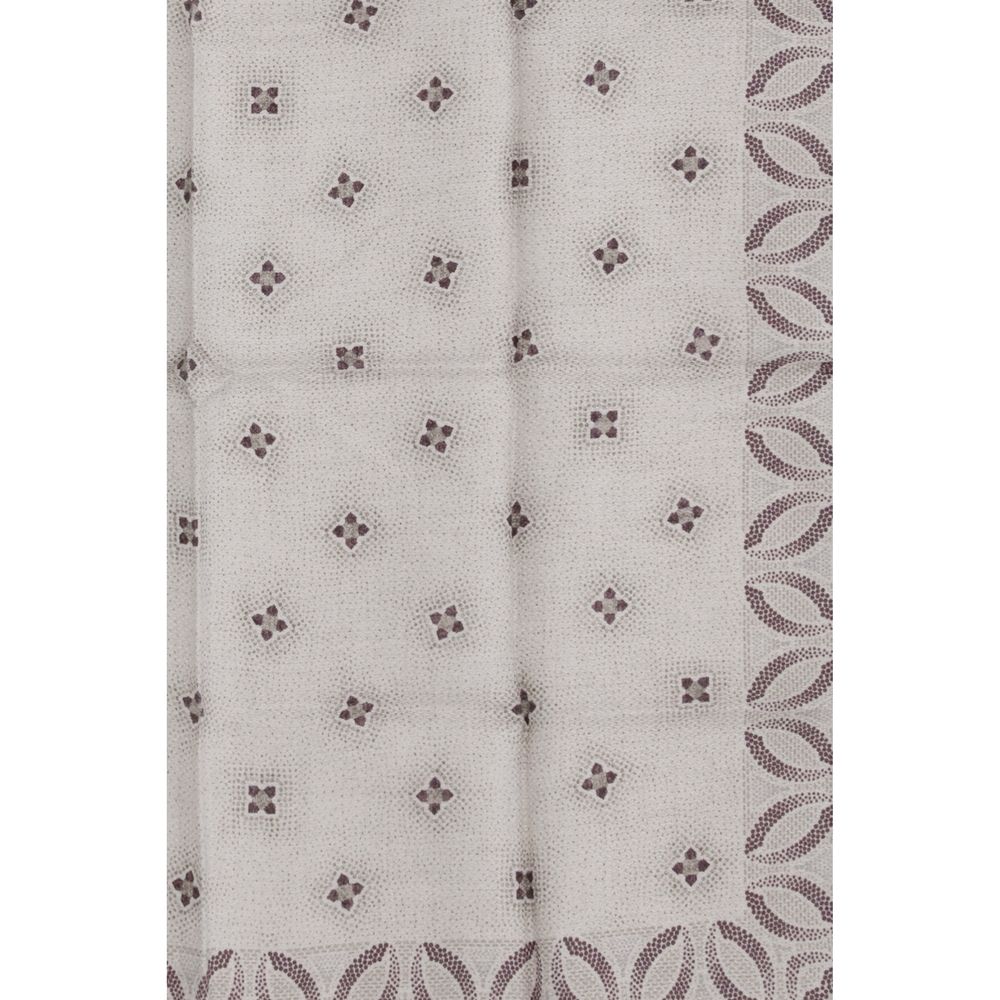 Brunello Cucinelli Beige Silk Pocket Square