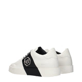 Philipp Plein White Leather Sneakers