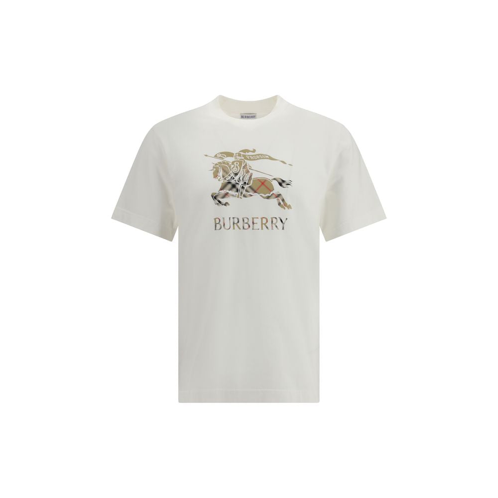 Burberry White Cotton T-Shirt