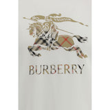 Burberry White Cotton T-Shirt