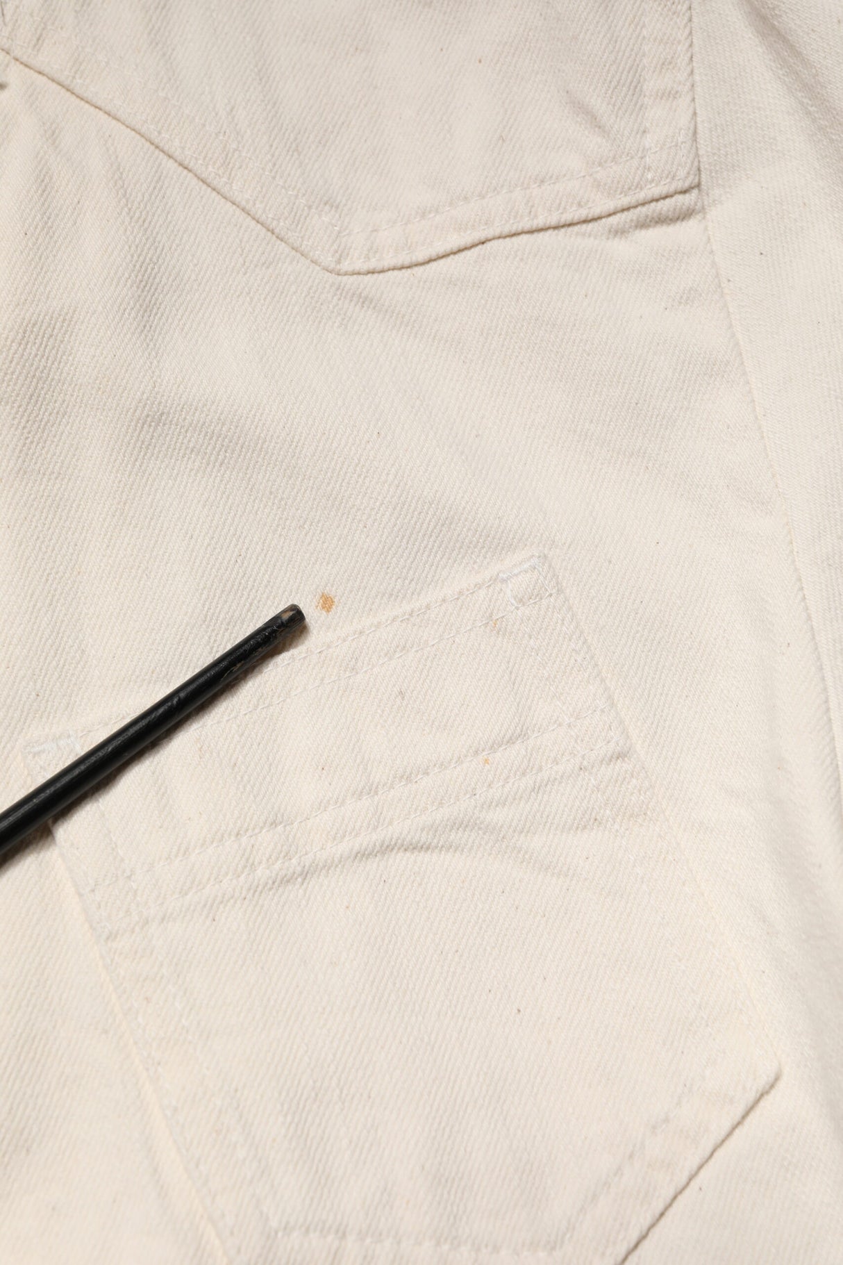 Dolce & Gabbana Off White Cotton Full Zip Denim Men Blouson Jacket