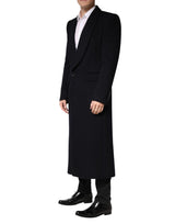 Dolce & Gabbana Black Single Breasted Trench Coat Jacket