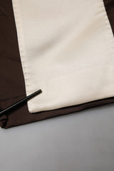 Dolce & Gabbana Brown Cream Lounge Belted Bathrobe Jacket