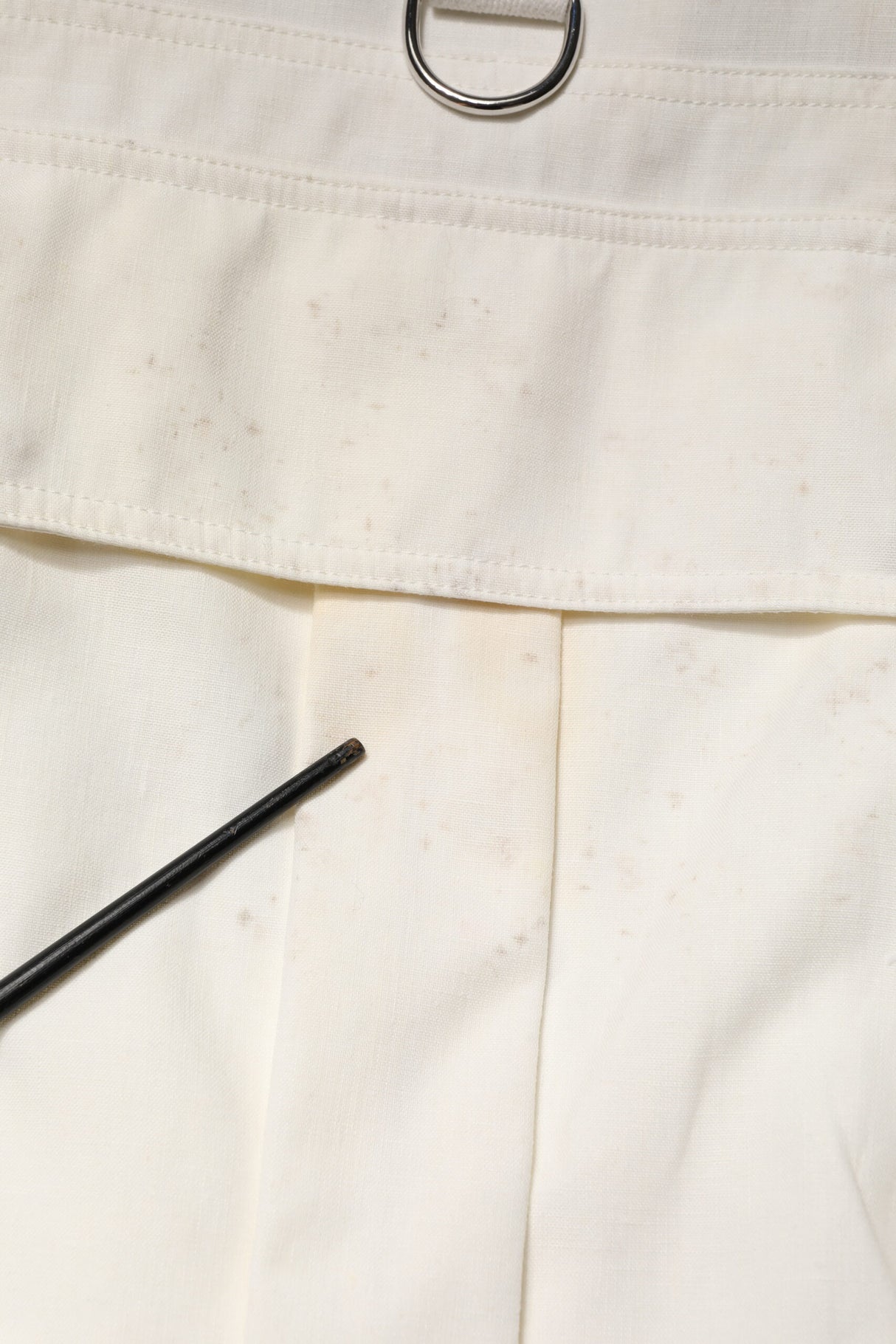 Dolce & Gabbana White Cotton Cargo Men Vest Coat Jacket