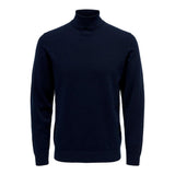 Only & Sons Blue Polyester Turtleneck