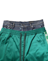 Dolce & Gabbana Multicolor Panelled Straight-Leg Denim Jeans