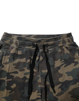 Dolce & Gabbana Brown Camouflage Cotton Jogger Trouser Pants
