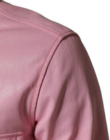 Dolce & Gabbana Pink Cotton Collared Men Button Down Shirt