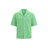 Casablanca Bicolor Cotton Shortsleeve Shirt