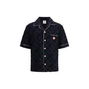 Casablanca Black Cotton Shortsleeve Shirt
