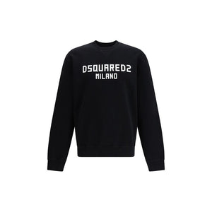 Dsquared² Black Cotton Sweatshirt