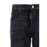 Dsquared² Black Cotton Jeans Denim