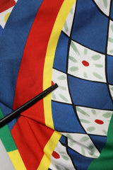 Dolce & Gabbana Multicolor Carretto Print Men Bermuda Shorts