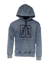 Dolce & Gabbana Blue Cotton Logo Hooded Sweatshirt  Sweater