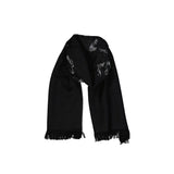 Givenchy Black Virgin Wool Scarf