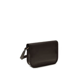 Valentino Garavani Brown Calf Leather Bos Taurus Shoulder Bag