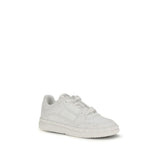 Valentino Garavani White Calf Leather Bos Taurus Low Top Sneakers