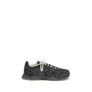 Axel Arigato Black Calf Leather Bos Taurus Chunky Sneakers