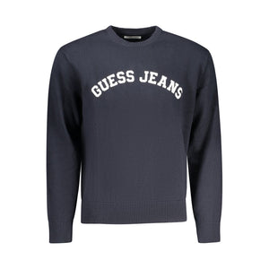 Guess Jeans Blue Cotton Men's Sweater
