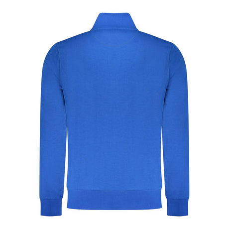 North Sails Blue Cotton Men Sweatshirt
