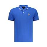 North Sails Blue Cotton Men Polo Shirt
