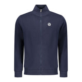 North Sails Blue Cotton Men Sweatshirt