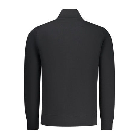 North Sails Black Cotton Men Sweatshirt