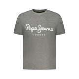 Pepe Jeans Grigio Cotton Men T-Shirt