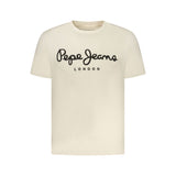 Pepe Jeans Beige Cotton Men's T-Shirt