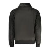 Guess Jeans Nero Poliuretano Men Jacket