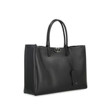 Valentino Garavani Black Calfskin Tote Bag