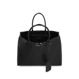 Valentino Garavani Black Calfskin Tote Bag