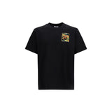 Casablanca Black Cotton T-Shirt