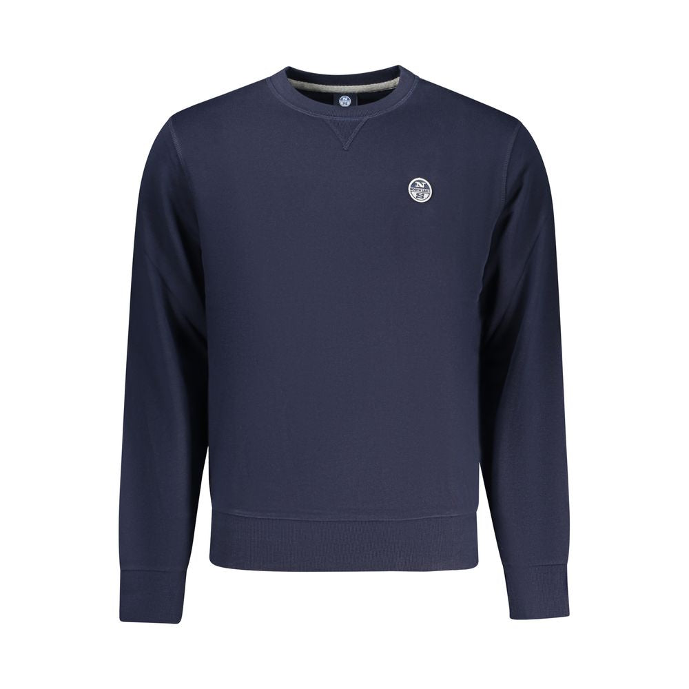 North Sails Blue Cotton Men's Sweatshirt