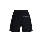 Casablanca Black Cotton Bermuda Shorts