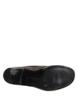 Dolce & Gabbana Brown Lace Up Short Ankle Boots Men Shoes