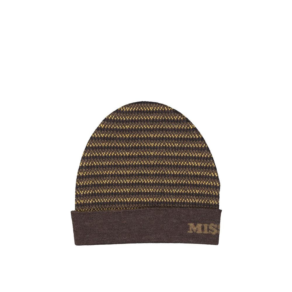 Missoni Brown Wool Beanie