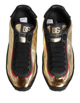 Dolce & Gabbana Multicolor Old Runner Lace Up Sneakers Shoes