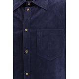 Brunello Cucinelli Blue Denim Shirt