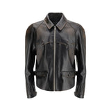 Prada Black Leather Jacket