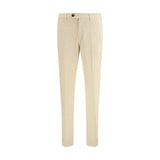 Brunello Cucinelli Cream Cotton Pants