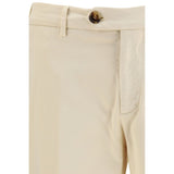 Brunello Cucinelli Cream Cotton Pants