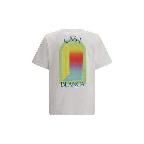 Casablanca White Cotton T-Shirt