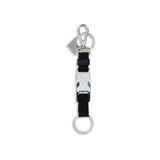 Prada Black Nylon Keychain