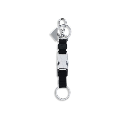 Prada Black Nylon Keychain