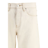 Sunflower Cream Cotton Relaxed Fit Jeans