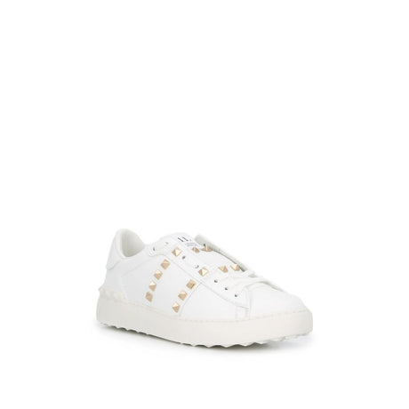 Valentino Garavani White Leather Low Top Sneakers